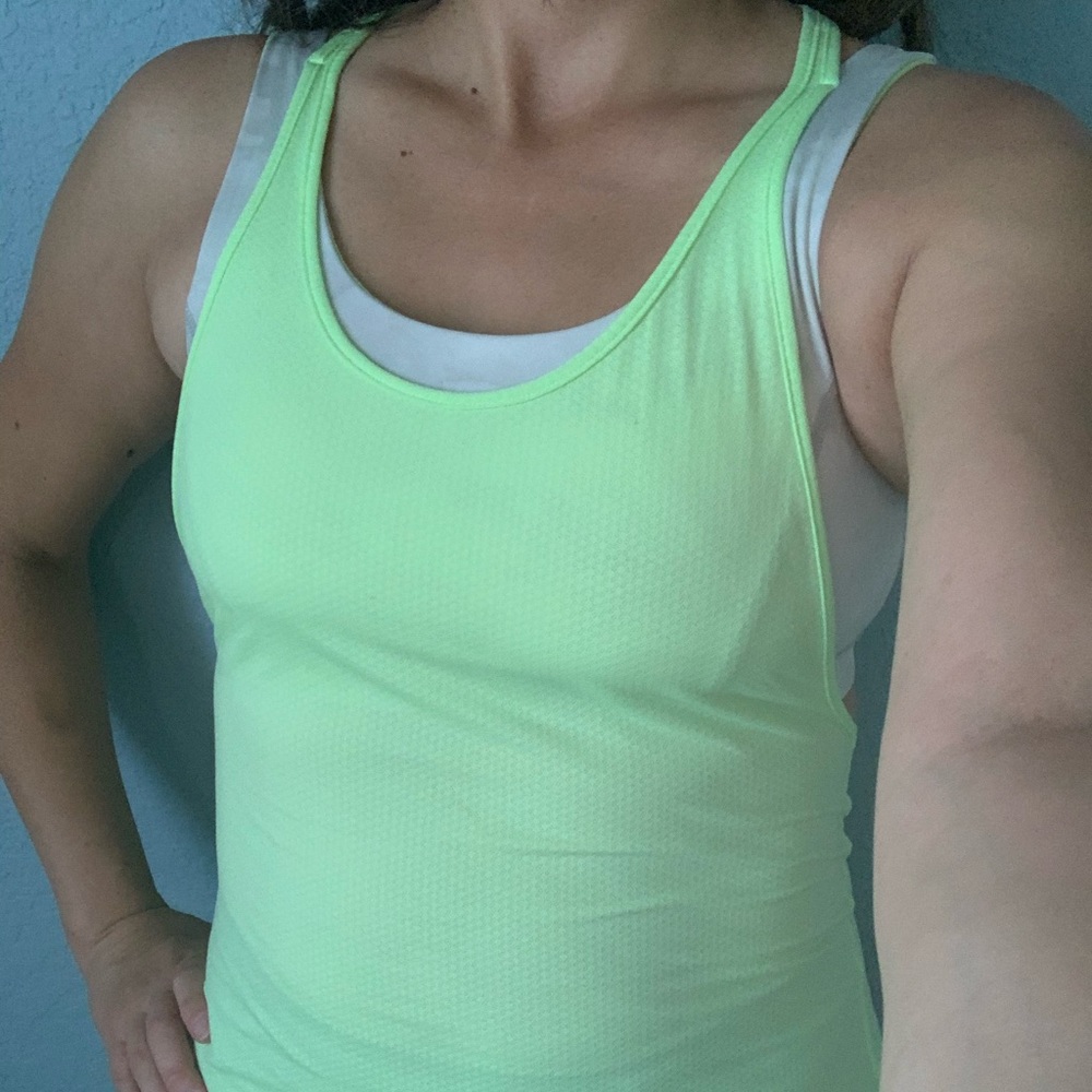 Lululemon All Sport Support Tank in Clear Mint